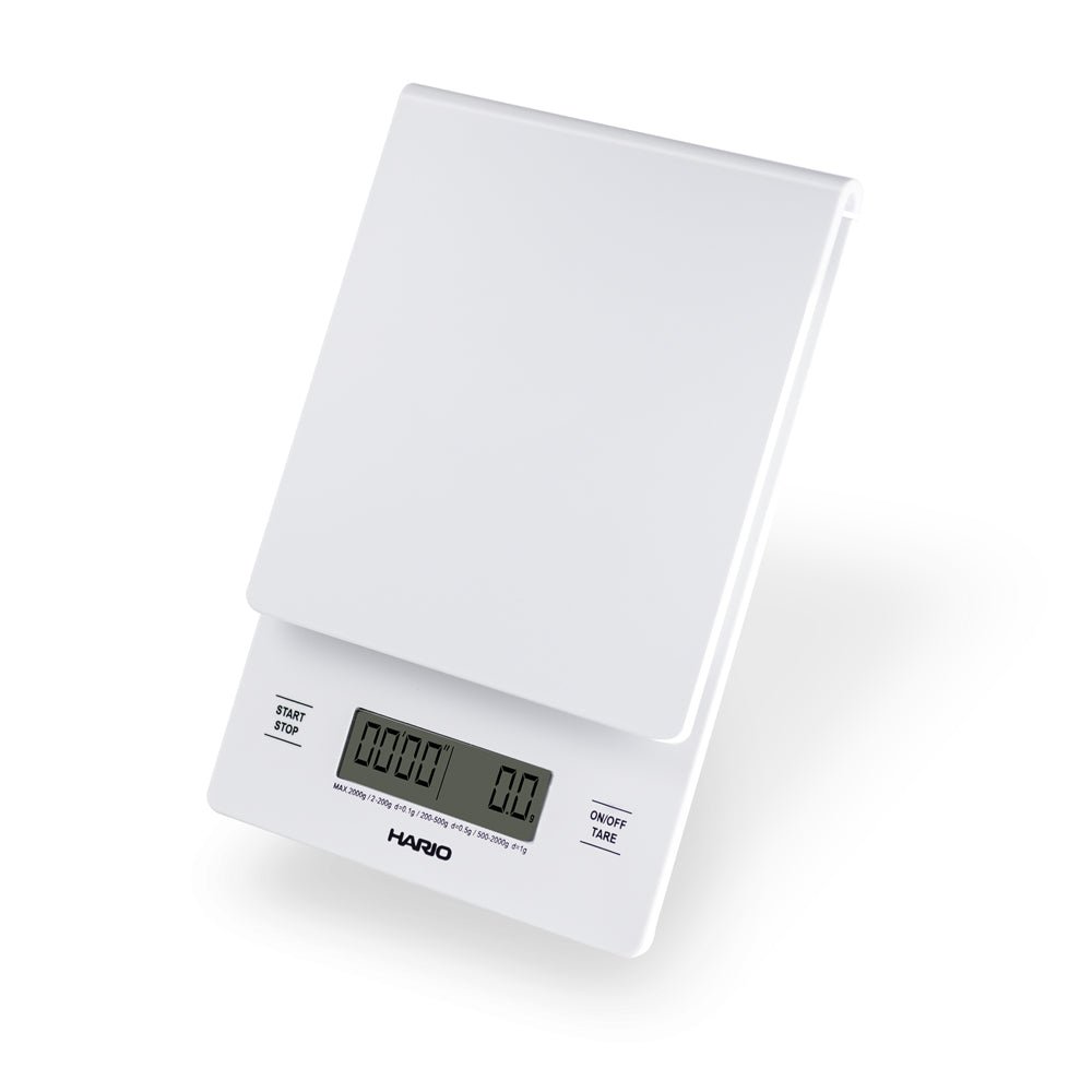 Hario V60 Drip Scale and Timer - White - Origin Coffee Bar