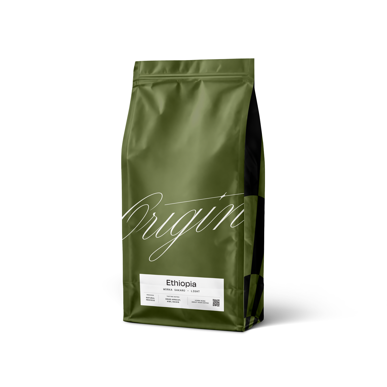 Ethiopia Worka Sakaro Light Roast Large Coffee Bag | Origin Coffee Bar | Savannah, GA and Hilton Head Island, SC | Specialty Coffee Roaster