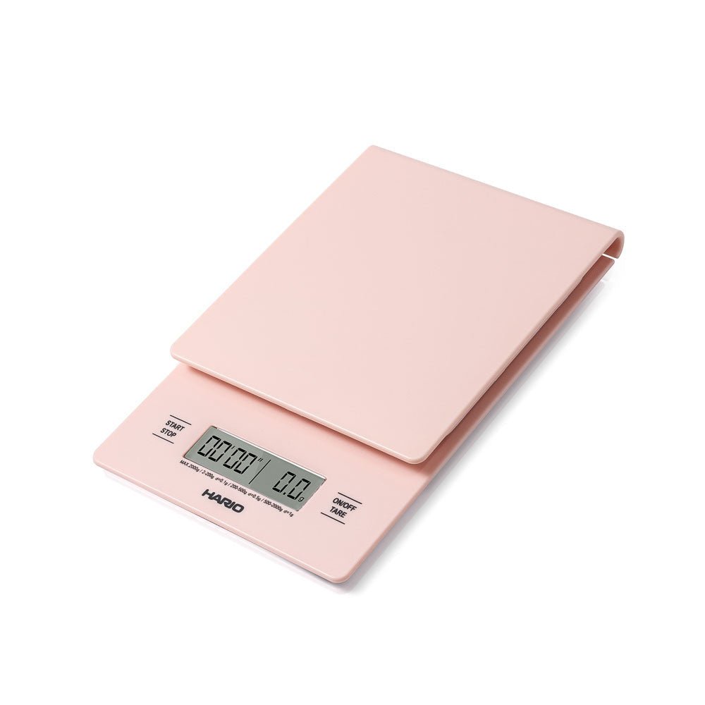 Hario V60 Drip Scale and Timer - Matte Pink - Origin Coffee Bar