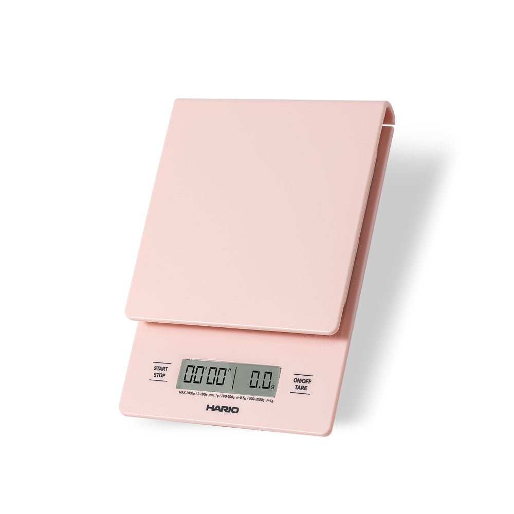 Hario V60 Drip Scale and Timer - Matte Pink - Origin Coffee Bar