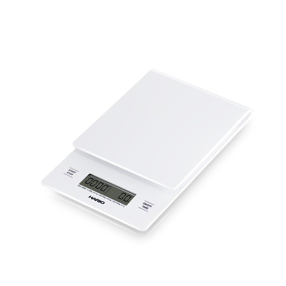 Hario V60 Drip Scale and Timer - White - Origin Coffee Bar