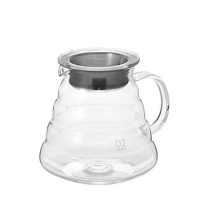 Hario V60 Range Server 02 - Clear Glass - Origin Coffee Bar